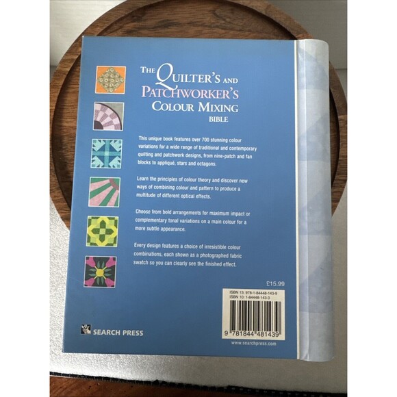 The Quilter's and Patchworker's Colour Mixing Bible By Cecilia Eddy UK Edition - Picture 2 of 7